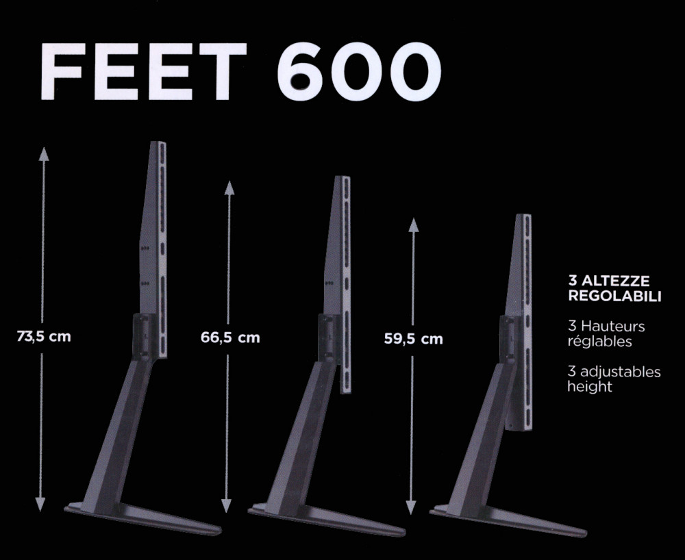 Meliconi Feet 600 TV tartó talp